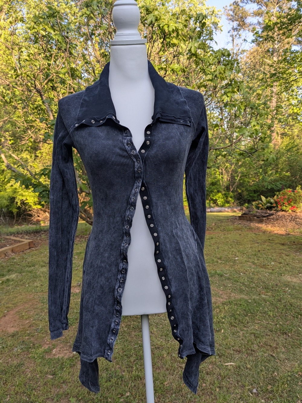 Urban X Mineral Washed Long Sleeve Thermal Tunic Outerwear